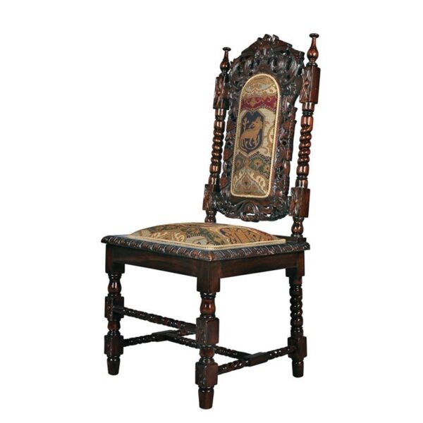 Design Toscano AF2025 21 Inch Charles II Side Chair