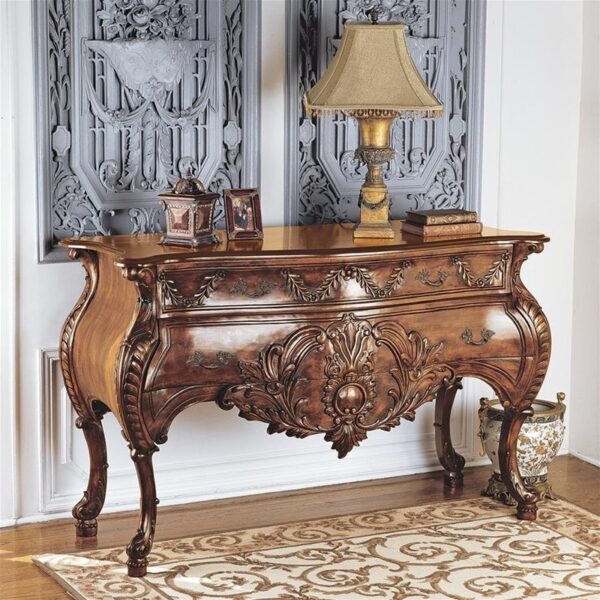Design Toscano AF2148 58 Inch Le Piccard Bombe Console