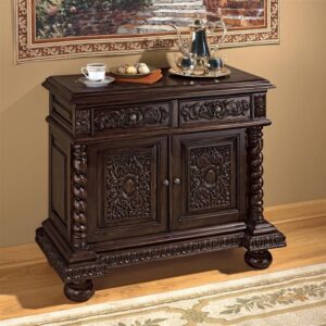 Design Toscano AF2581 36 Inch Acadia Barley Twist Gothic Buffet