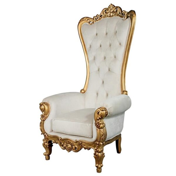 Design Toscano AF51553 39 1/2 Inch Contessa Baroque Throne Chair