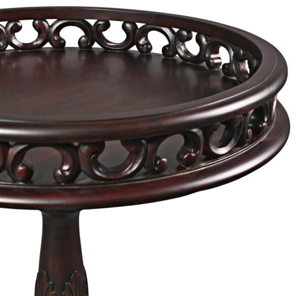 Design Toscano AF57148 23 1/2 Inch Lady Wentworth Pie Crust Tea Table