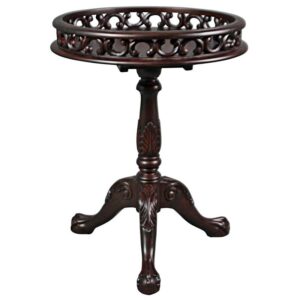 Design Toscano AF57148 23 1/2 Inch Lady Wentworth Pie Crust Tea Table