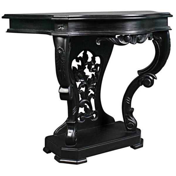 Design Toscano AF57264 Val De Loire 38 Inch Console Table - Black