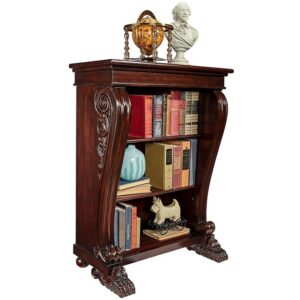 Design Toscano AF8135 29 1/2 Inch George IV 3 Shelf Bookcase