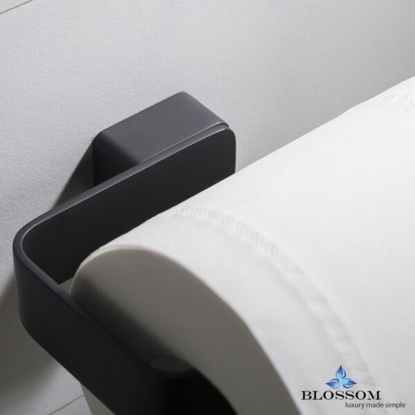 Blossom BA02 605 04 Toilet Tissue Holder in Matte Black BA02 605 04 BA0260504