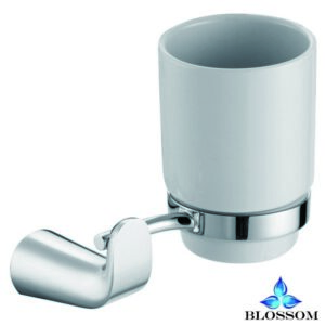 Blossom BA02 103 01 Wall Mounted Toothbrush Holder in Chrome