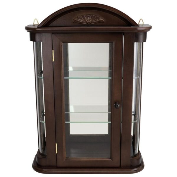 Design Toscano BN1522 15 1/2 Inch Mahogany Rosedale Curio Cabinet