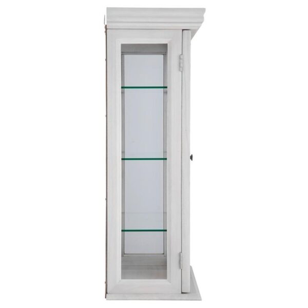 Design Toscano BN24301 19 Inch Country Tuscan Curio Cabinet - White