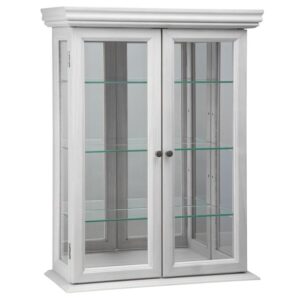 Design Toscano BN24301 19 Inch Country Tuscan Curio Cabinet - White