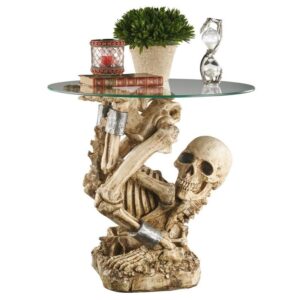 Design Toscano CL2978 14 Inch Contortionist Skeleton Table