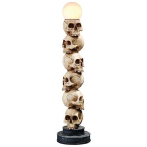 Design Toscano CL3648 7 Inch Skulls Spire Lamp