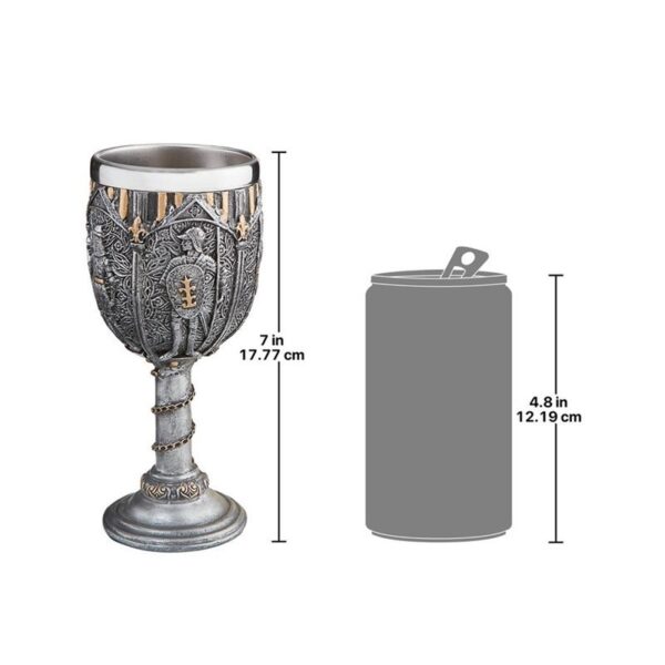 Design Toscano CL5698 3 Inch Legion of Kings Knights Goblet