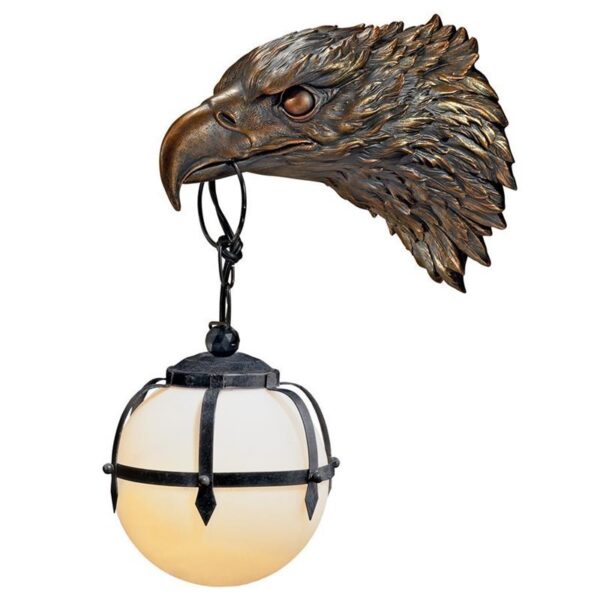 Design Toscano CL80003 7 1/2 Inch Enlightening Freedom Wall Sconce - Faux Bronze