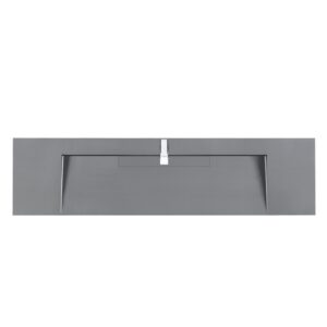 James Martin CS-378S-DGG 72 Inch Single Top in Composite Stone and Dusk Grey Glossy Finish