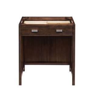 James Martin E444-CU30-MCA Addison 30 Inch Free-Standing Countertop Unit/Make-up Counter in Mid Century Acacia