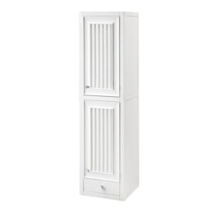 James Martin E645-H15R-GW Athens 15 Inch Tower Hutch - Right in Glossy White