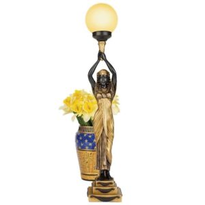 Design Toscano EU22382 6 1/2 Inch Egyptian Goddess of the Night Lamp