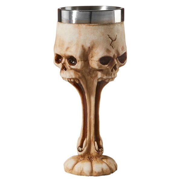 Design Toscano JQ9149 3 Inch Gothic Scare Skull Goblet