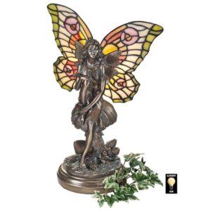 Design Toscano KY37292 10 1/2 Inch Fairy of the Glen Lamp