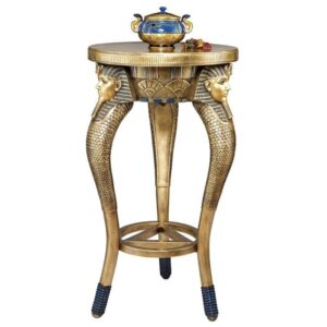 Design Toscano KY4106 16 1/2 Inch King of the Nile Occasional Table