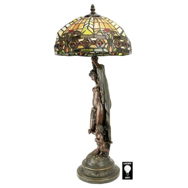 Design Toscano KY521 11 1/2 Inch Lucina Goddess of Light Desk Lamp
