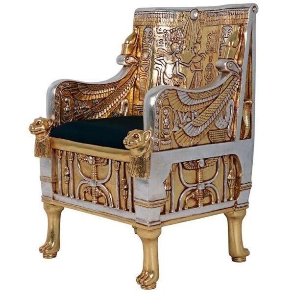 Design Toscano NE363274 25 Inch King Tut Egyptian Throne Chair