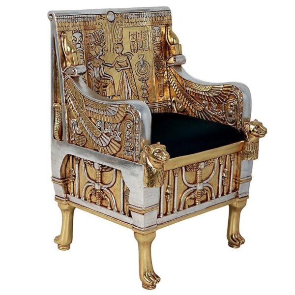 Design Toscano NE363274 25 Inch King Tut Egyptian Throne Chair