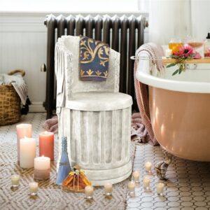 Design Toscano NG33047 16 Inch Baths of Caracalla Column Chair