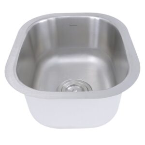 Nantucket Sinks NS1512 15 Inch Rectangle Undermount Stainless Steel Bar/Prep Sink