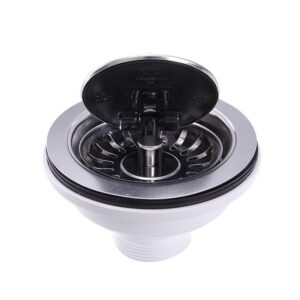 Nantucket NS35LCC-CH Premium Kitchen Chrome Flip Top Crumb Cup Inch Kitchen Drain