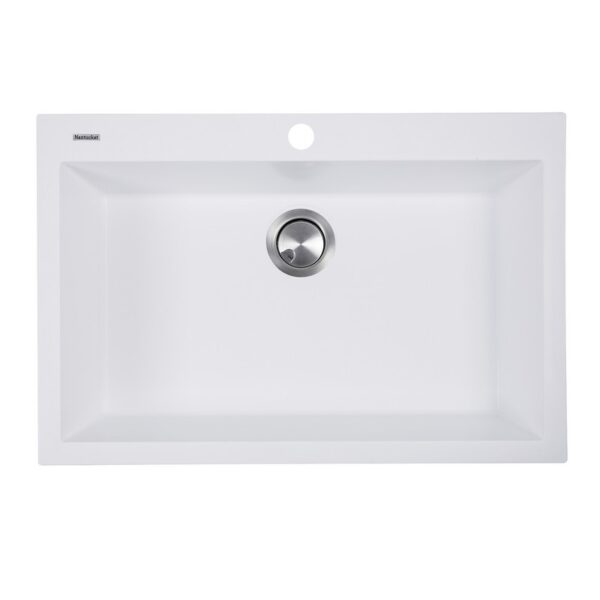 Nantucket Sinks PR3020-DM Plymouth Large Single Bowl Dual-mount Granite Composite Sink