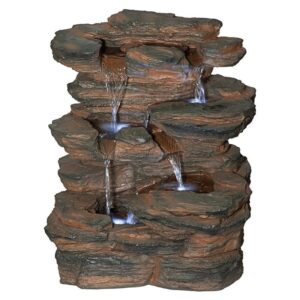 Design Toscano QN164050 16 Inch Ramrod Bluffs Waterfall Fountain