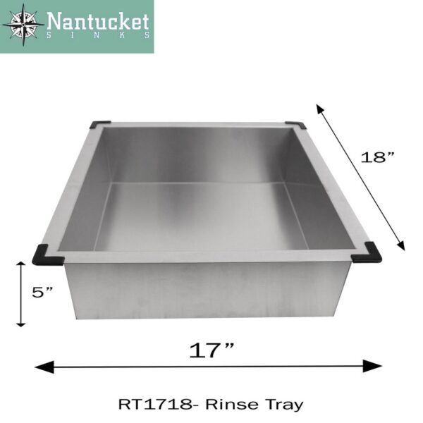 Nantucket Sinks RT1718 Deluxe Rinse Colander Tray