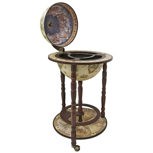 Design Toscano SJ330016 17 1/2 Inch Sixteenth Century Crema Durata Bar Globe