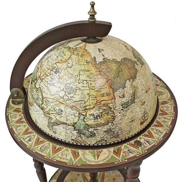 Design Toscano SJ330016 17 1/2 Inch Sixteenth Century Crema Durata Bar Globe