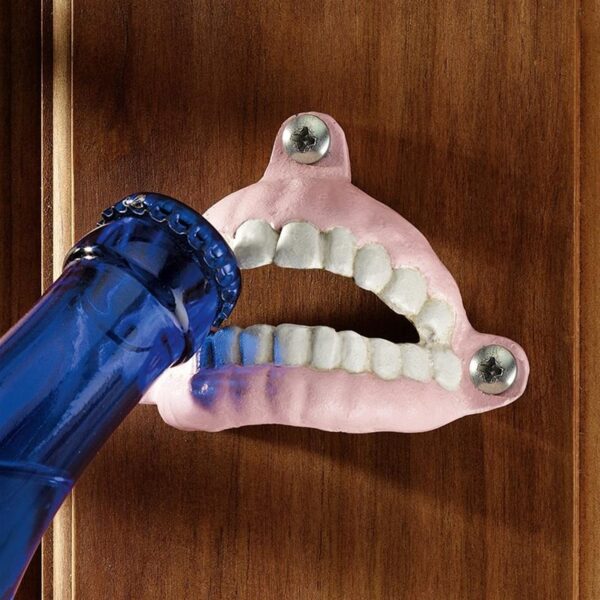 Design Toscano SP2309 3 Inch False Teeth Bottle Opener