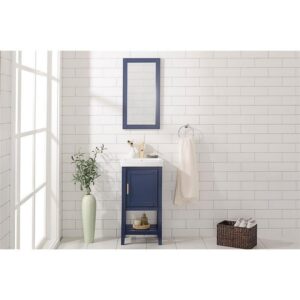 Legion Furniture WLF9018-B 18 Inch Blue Sink Vanity in Blue