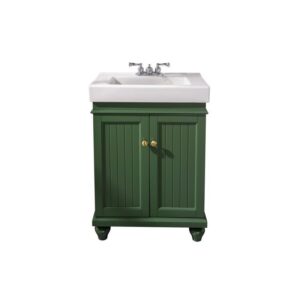 Legion Furniture WLF9324-VG 24 Inch Vogue Green Sink Vanity