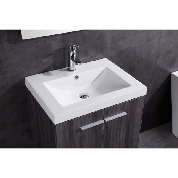 Legion Furniture WT5147-24-PVC 24 Inch Bathroom Vanity Without Mirror