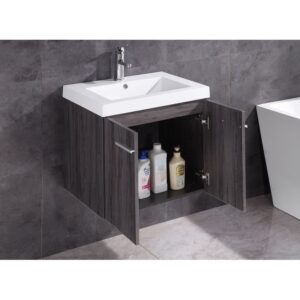 Legion Furniture WT5147-24-PVC 24 Inch Bathroom Vanity Without Mirror