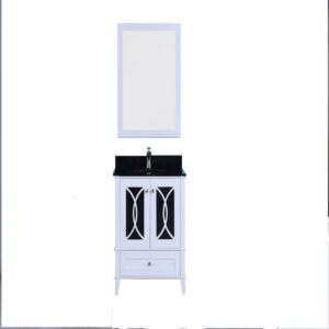 Legion Furniture WT7430-WB 30 Inch Vanity Set with Mirror in White, No Faucet