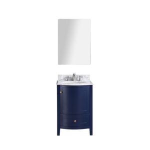 Legion Furniture WT9309-24-B-PVC 24 Inch Blue Bathroom Vanity Without Mirror