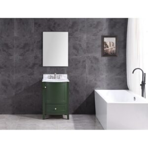 Legion Furniture WT9309-24-VG-PVC 24 Inch Vogue Green Bathroom Vanity