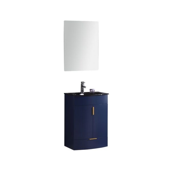 Legion Furniture WTM8130-24-B-PVC 24 Inch Blue Bathroom Vanity