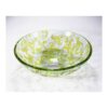 Legion Furniture ZA-258 16.5 Inch Tempered Glass Sink in Transluscent, Yellow Green