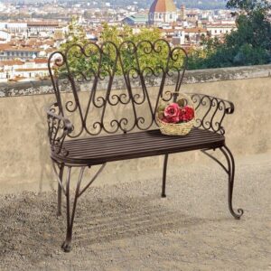 Design Toscano ZJ12718 41 Inch French Quarter Garden Bench