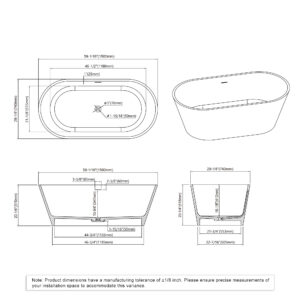 Dowell Freestanding bathtubs-077 6030