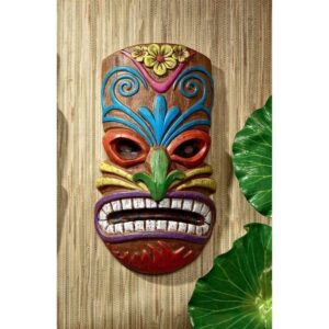 Design Toscano AL1865 7 Inch Hoaloha Tiki Face Plaque