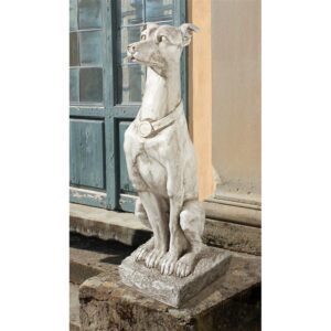 Design Toscano AL32920 8 1/2 Inch Art Deco Whippet Sentinel Statue