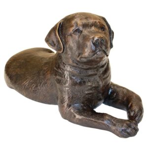 Design Toscano AS23751 15 Inch Labrador Puppy Dog Statue - Bronze